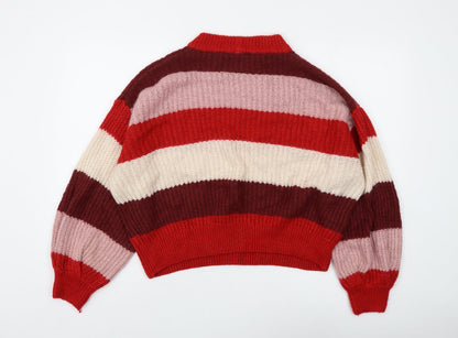Womens UK Size M Monki Multicoloured Pullover Jumper