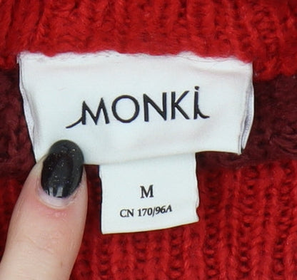 Womens UK Size M Monki Multicoloured Pullover Jumper