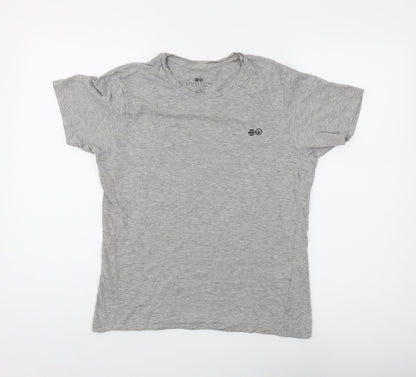 Mens UK Size S Crosshatch Grey  T-Shirt