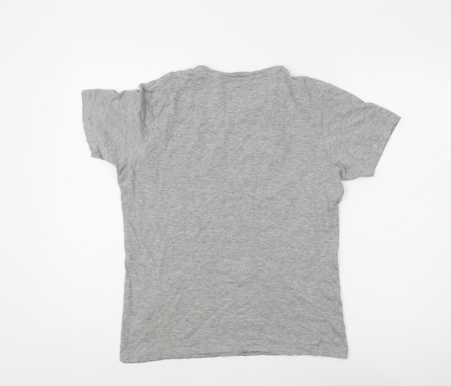 Mens UK Size S Crosshatch Grey  T-Shirt