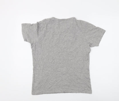 Mens UK Size S Crosshatch Grey  T-Shirt