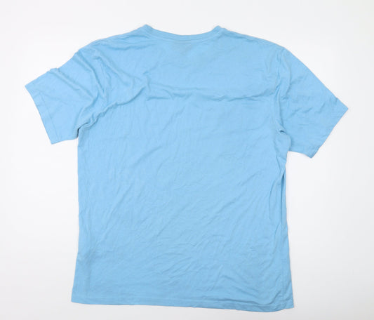 Smith & Jones Men's Blue Crew Neck T-Shirt 2XL