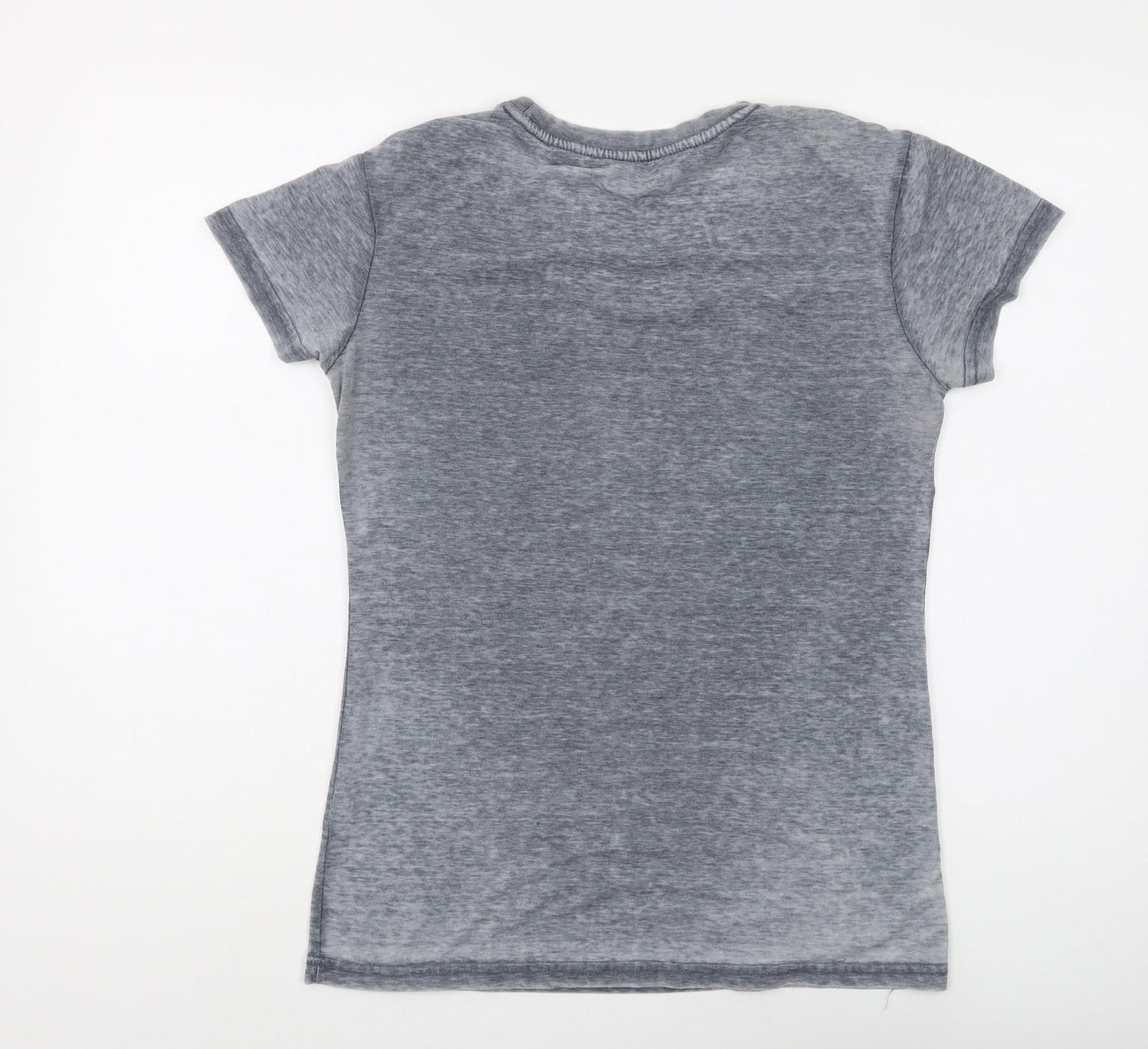 Unisex Adults UK Size L Hard Rock Grey  T-Shirt