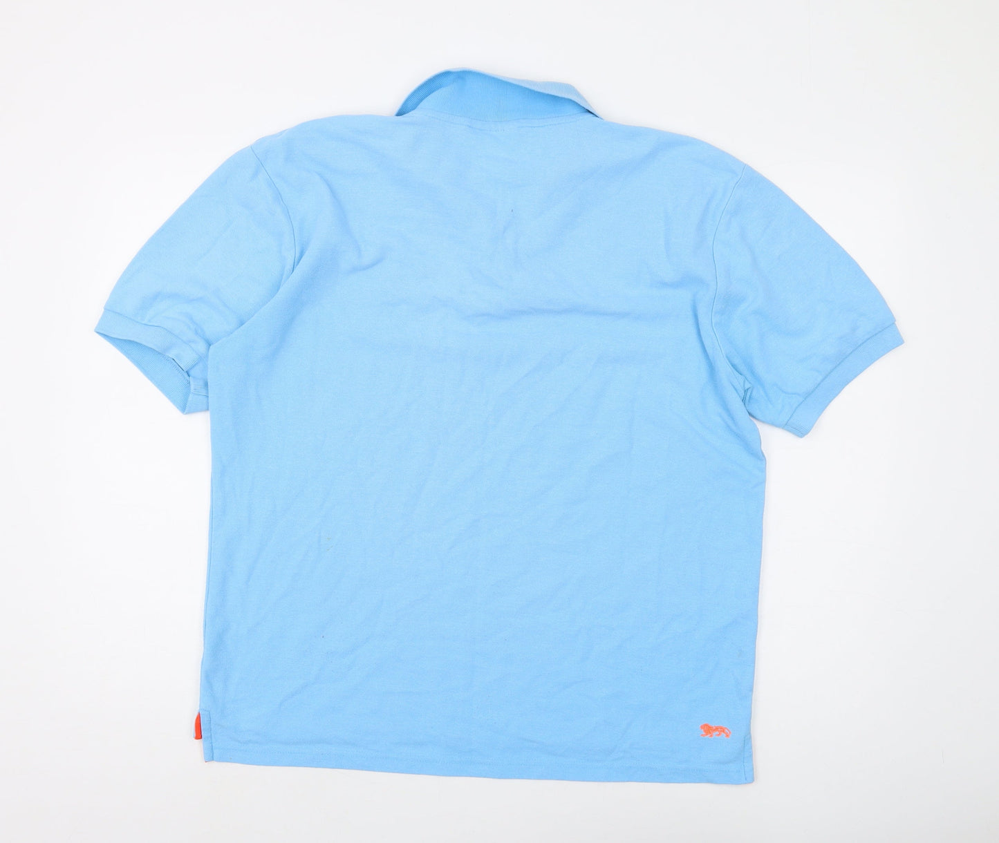 Lonsdale Men's Blue Polo Shirt Size L with Logo