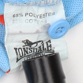 Lonsdale Men's Blue Polo Shirt Size L with Logo