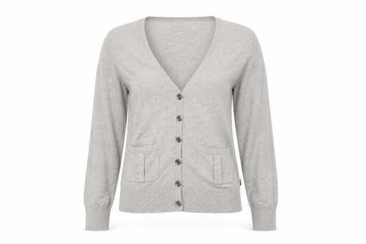 Womens UK Size M Ralph Lauren Grey Cardigan Jumper