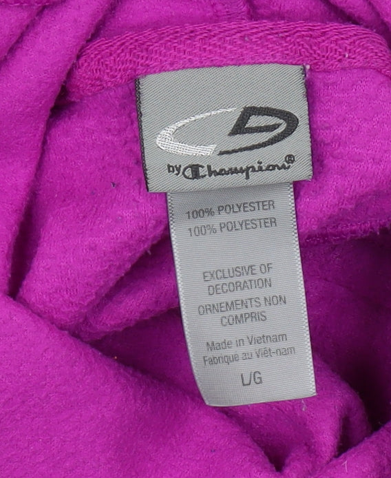 Champion Women’s Purple Pullover Hoodie, Size L