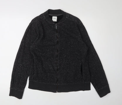 Mens UK Size M Burton Black Full Zip Sweatshirt