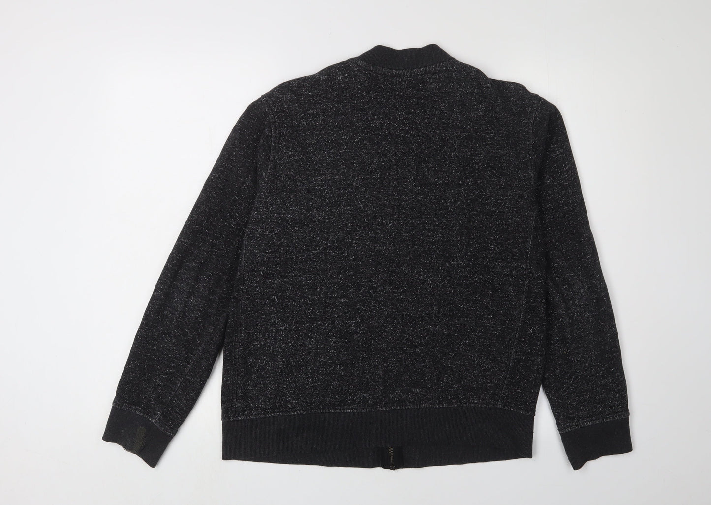 Mens UK Size M Burton Black Full Zip Sweatshirt