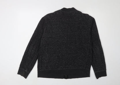 Mens UK Size M Burton Black Full Zip Sweatshirt