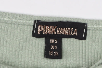 Pink Vanilla Women's Green Slip Dress, Size S, Summer Style