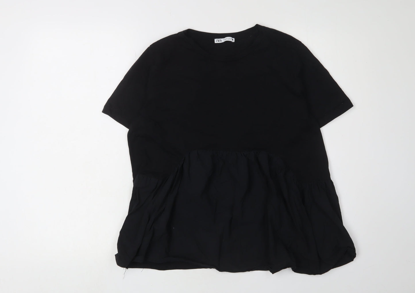 Womens UK Size L Zara Black  T-Shirt