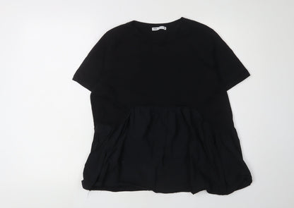 Womens UK Size L Zara Black  T-Shirt