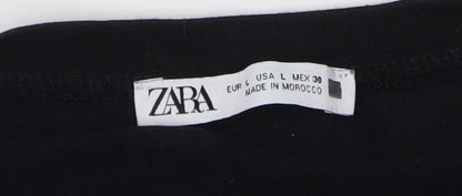 Womens UK Size L Zara Black  T-Shirt