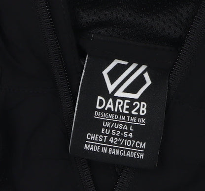 Mens UK Size L Dare 2B Black Windbreaker Coat