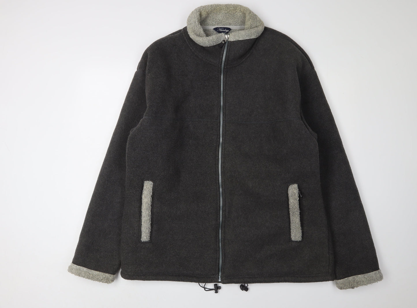 Mens UK Size 2XL Hanleys Black Puffer Jacket