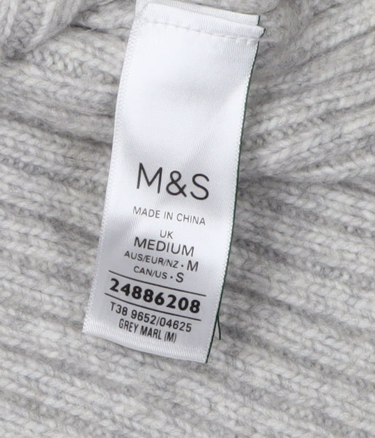 Womens UK Size M Marks and Spencer Grey Jumper Jumper