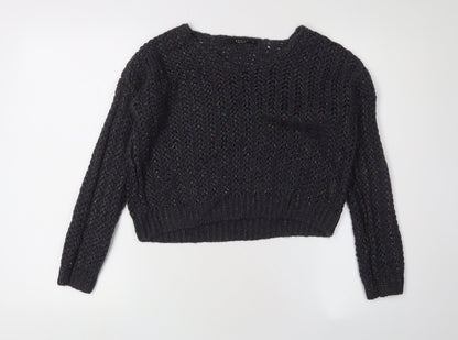 Womens UK Size 2XS Mohito Black Pullover Jumper