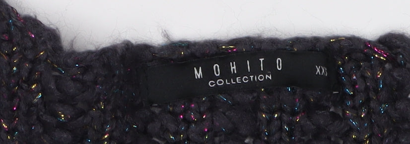 Womens UK Size 2XS Mohito Black Pullover Jumper