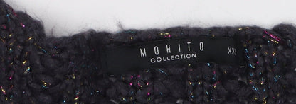 Womens UK Size 2XS Mohito Black Pullover Jumper