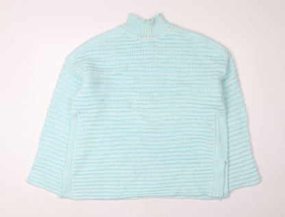 Womens UK Size L Marks and Spencer Blue Pullover Jumper