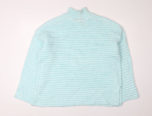 Womens UK Size L Marks and Spencer Blue Pullover Jumper