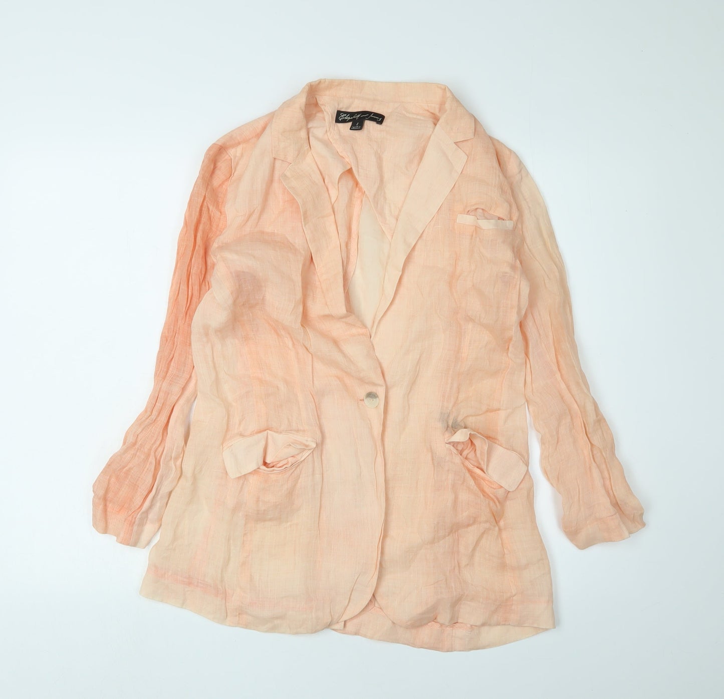 Elizabeth and James Women’s Pink Blazer, Size 12, Casual