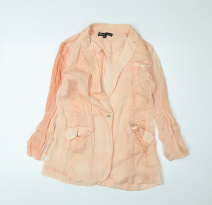 Elizabeth and James Women’s Pink Blazer, Size 12, Casual