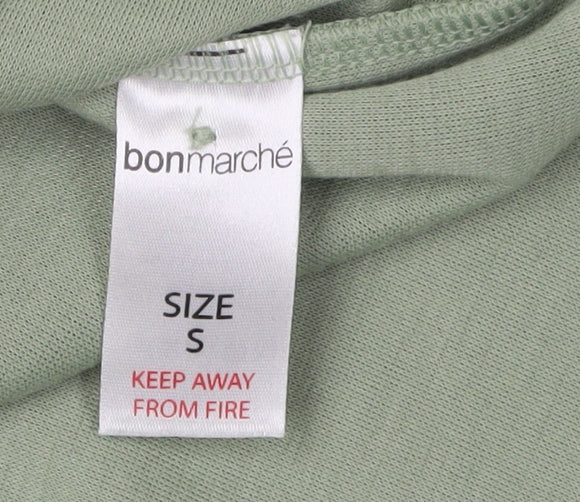 Womens UK Size S Bonmarché Green Basic Blouse