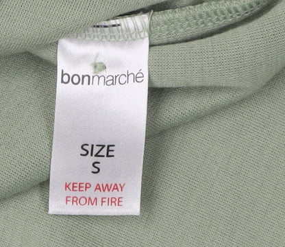Womens UK Size S Bonmarché Green Basic Blouse