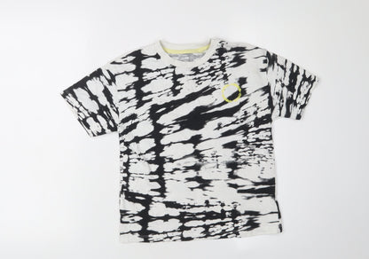 Boys Next Black & White Graphic T-Shirt, 8 Years, Modern Style
