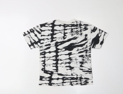 Boys Next Black & White Graphic T-Shirt, 8 Years, Modern Style