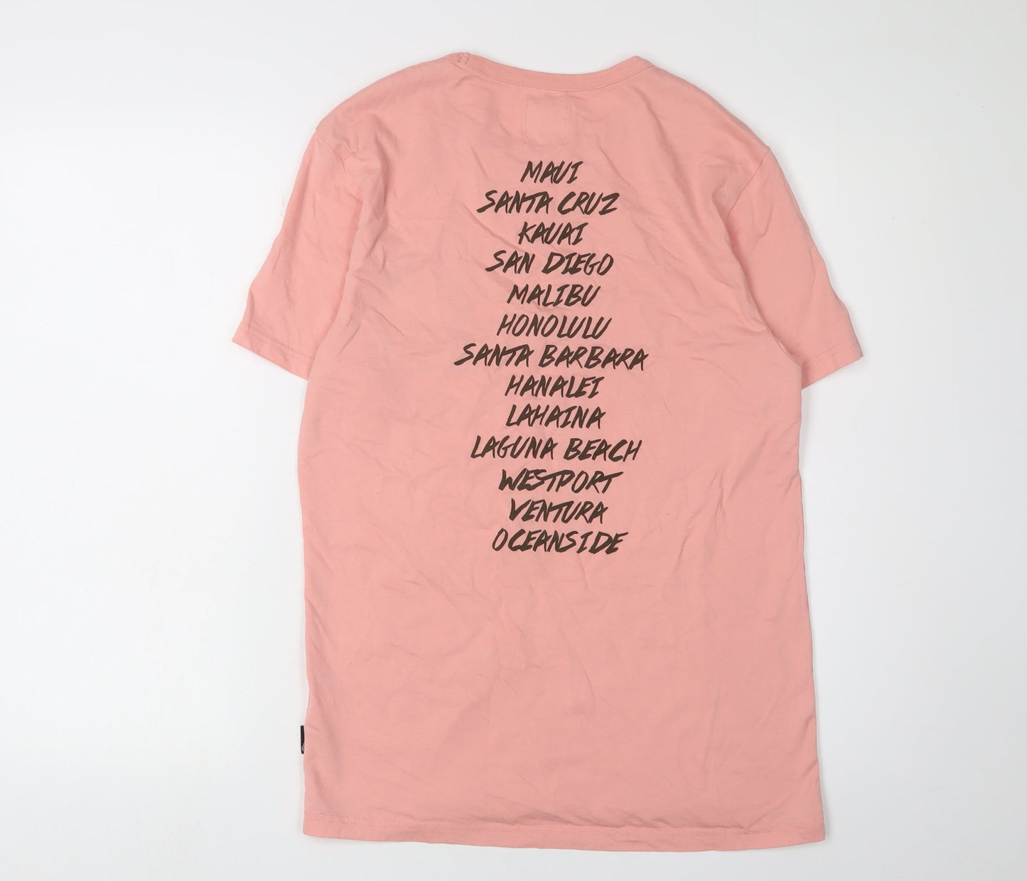 Mens UK Size S Burton Menswear Pink  T-Shirt