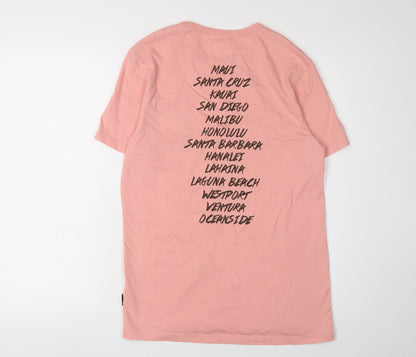 Mens UK Size S Burton Menswear Pink  T-Shirt