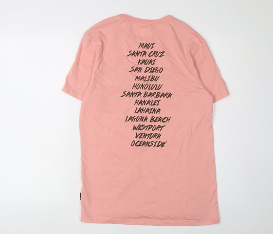 Mens UK Size S Burton Menswear Pink  T-Shirt