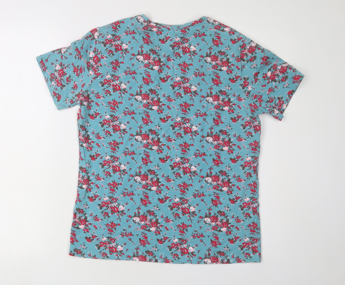 Womens UK Size 12 Tulchan Multicoloured Basic T-Shirt