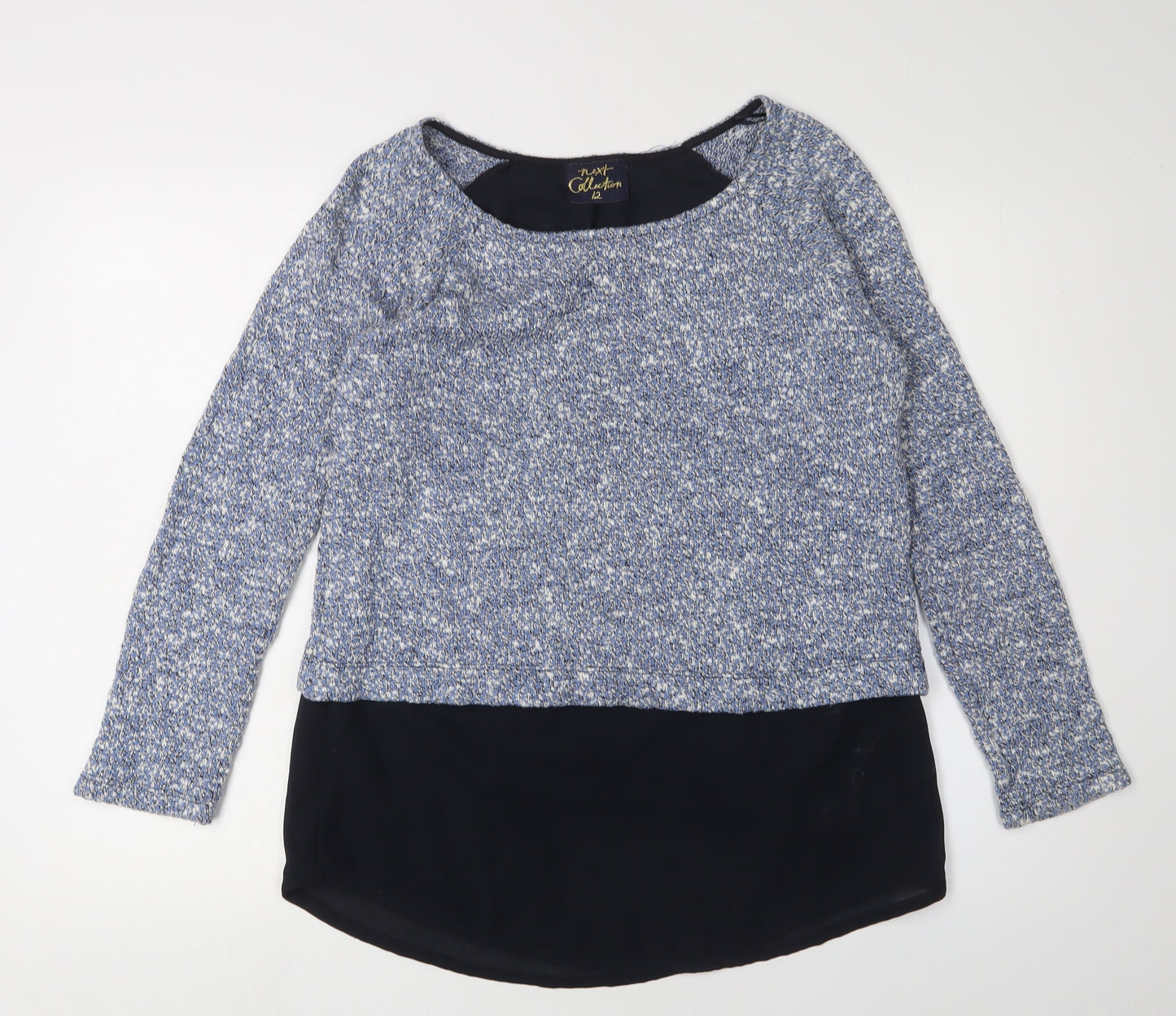 Womens UK Size 8 NEXT Blue Pullover Jumper
