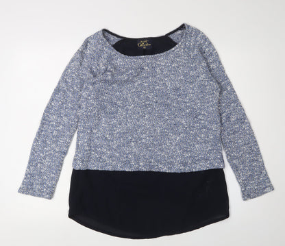 Womens UK Size 8 NEXT Blue Pullover Jumper