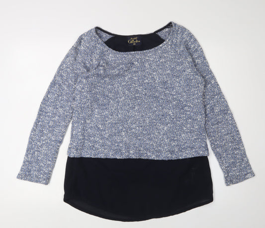Womens UK Size 8 NEXT Blue Pullover Jumper