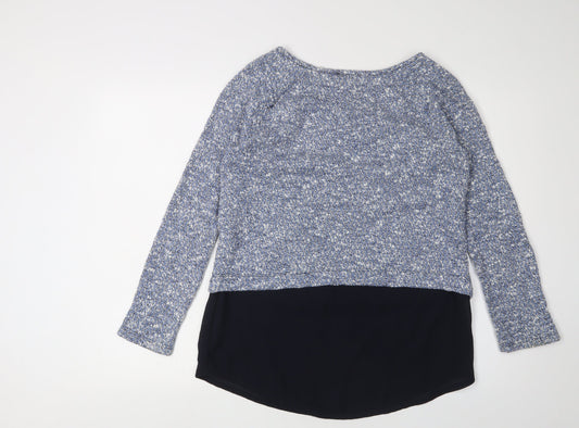 Womens UK Size 8 NEXT Blue Pullover Jumper