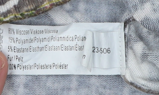 Womens UK Size M Passport Multicoloured Cardigan Jumper