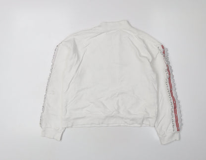 River Island Girls White Graphic Print Sweatshirt 9-10 Years