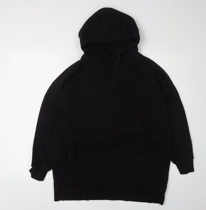 Womens UK Size 10 NEXT Black Pullover Hoodie