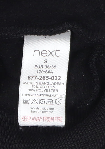 Womens UK Size 10 NEXT Black Pullover Hoodie
