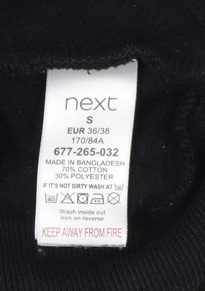 Womens UK Size 10 NEXT Black Pullover Hoodie