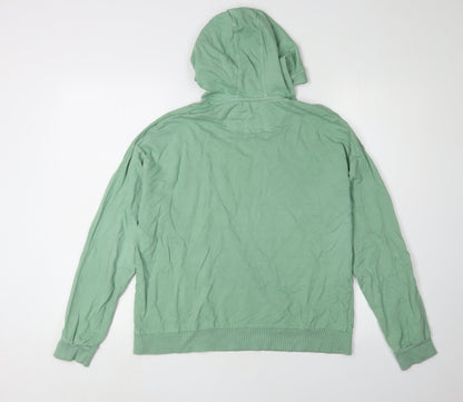 Marks and Spencer Girls Green Pullover Hoodie 14-15 Years