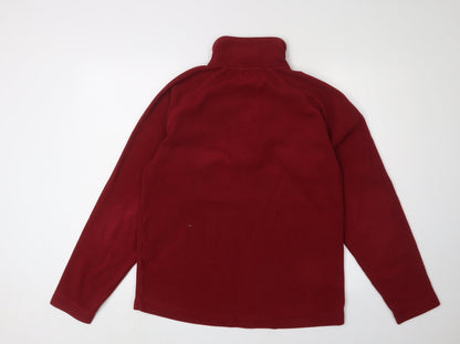 Hawkshead Active Men’s Red 1/4 Zip Fleece Sweatshirt S