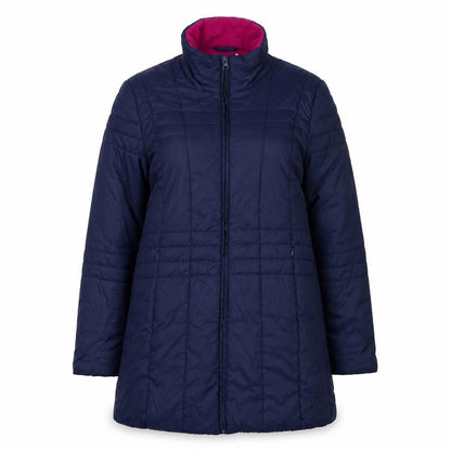 Womens UK Size 10/12 Damart Blue Puffer Jacket