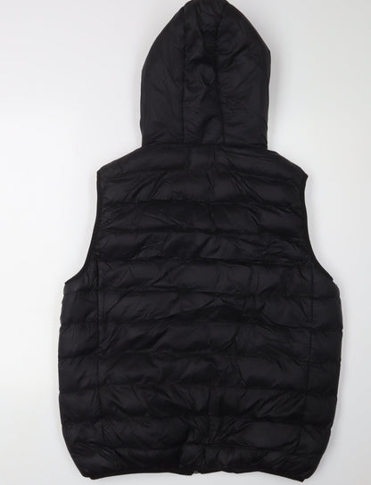 Mens UK Size XL Brave Soul Black Puffer Jacket
