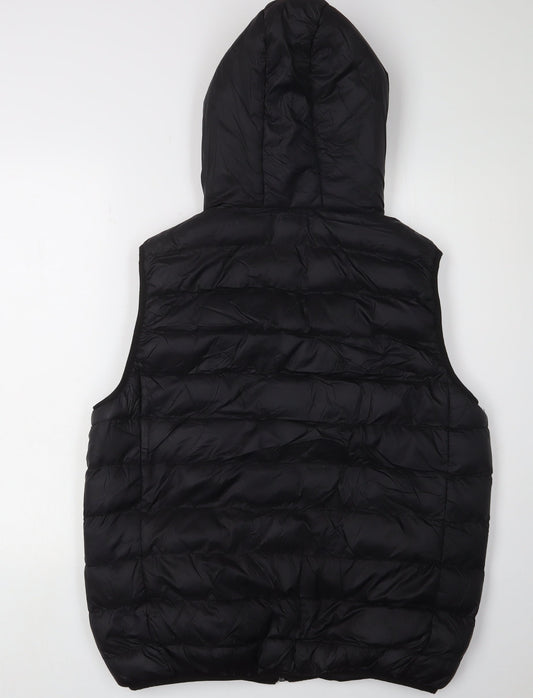 Mens UK Size XL Brave Soul Black Puffer Jacket
